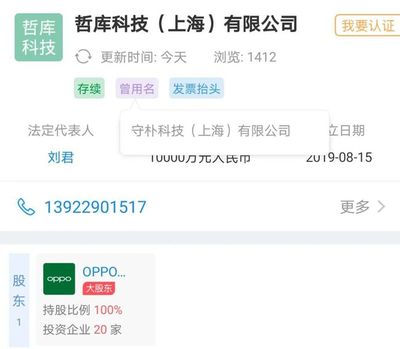 張江子公司更名增資，OPPO造芯新動態 網絡技術轉讓背后的戰略布局